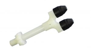 Extra Narrow Forked Sleeve Silicone Taper Tip