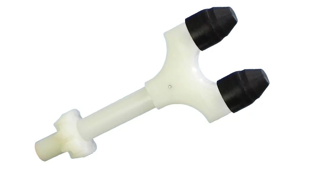 Narrow Forked Silicone Taper Tip