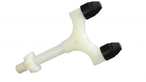 Wide Forked Sleeve Silicone Taper Tip