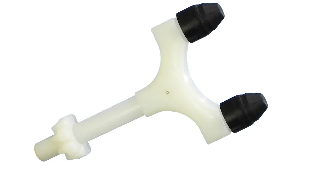 Wide Forked Silicone Taper Tip