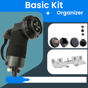 The Vibracussor® Basic Kit With Shelf Organizer